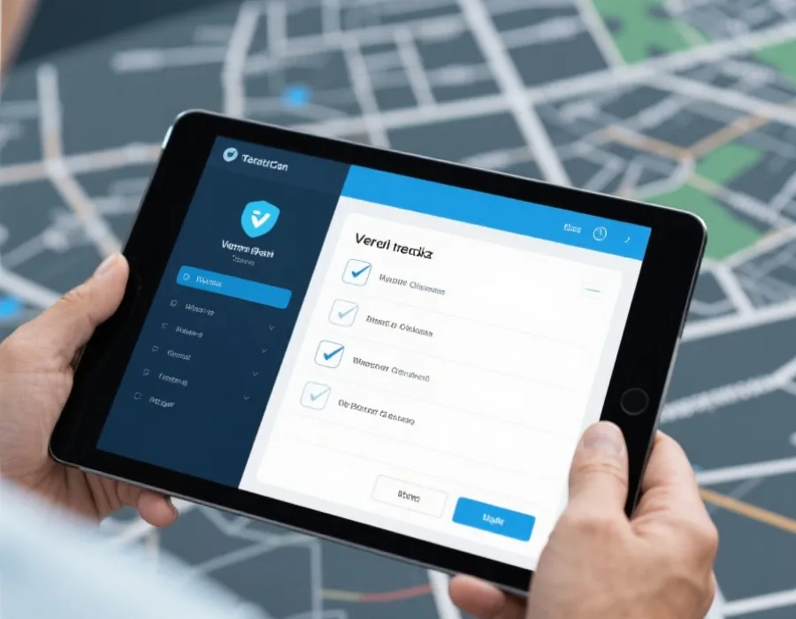官网入口验证流程示意图